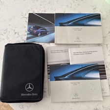 MERCEDES C CLASS SPORTS COUPE OWNERS MANUAL HANDBOOK 2004  PRINT - WALLET PACK