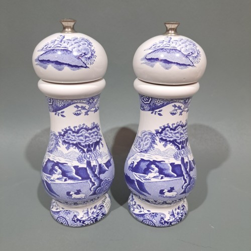 Spode blue italian salt - ",