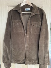Barbour brown cord shacket - brown,
