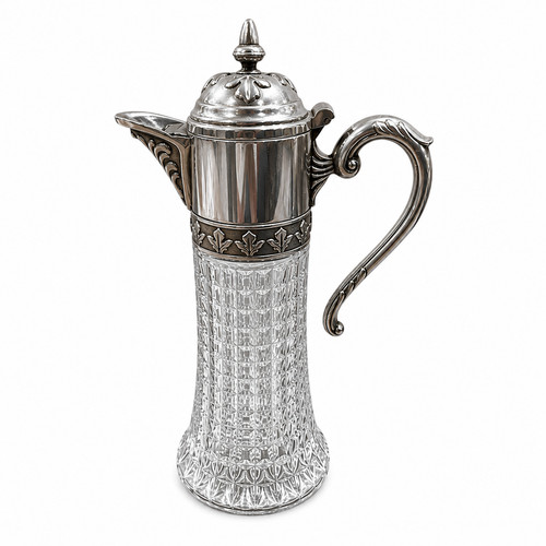 Italian silver plate cut - plate,