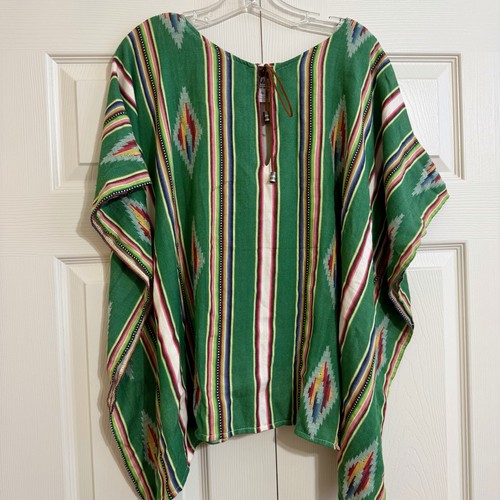 Serape poncho tribal - tribal, southwest