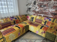 Fabric Patchwork 2c2 Seater