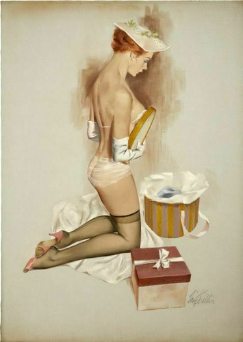 Vintage pin woman - vintage,