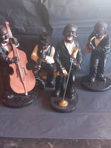 Black jazz quartet - black,