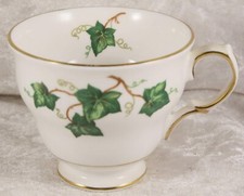 Colclough Bone China Ivy Pattern tea cup & saucer duo set afternoon tea Lot B