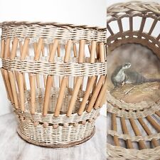 Bamboo Waste Paper Bin Basket
