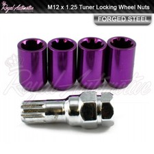 4x Tuner Locking Wheel Nuts