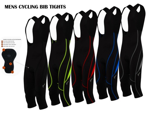 Mens cycling bib tights - cycling, 3/4