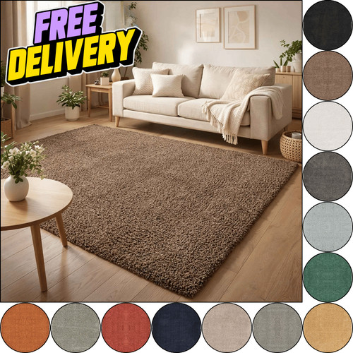 Soft fluffy area rug - fluffy, thick