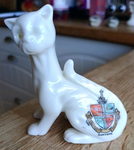 Vintage crested china one - crested, eyed