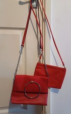 2x Nice Handbags/Shoulder Bags Bundle Red Small/Med Inc H&M