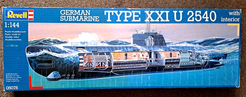 1992 revell submarine xxi u - revell:,