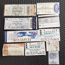 Lot of 10 Vintage Tickets