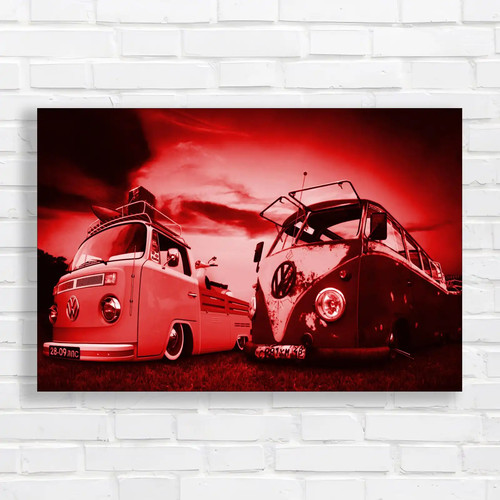 Vibrant retro camper - vibrant,