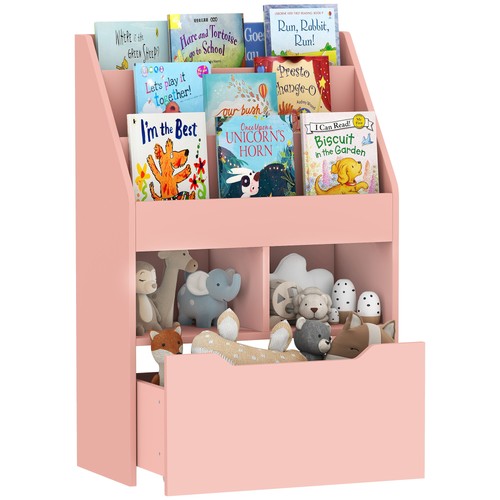 Homcom kids bookcase - bookcase,, toy