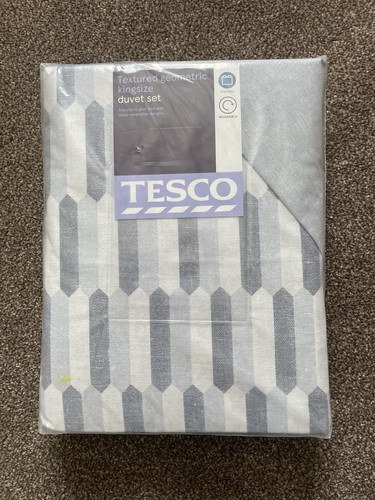 Tesco kingsize duvet set bnwt - set,