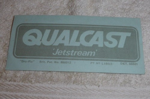 Vintage lawn mower decals