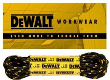 Dewalt Genuine Durable 150cm Safety Work Boot Laces (1 Pair) 