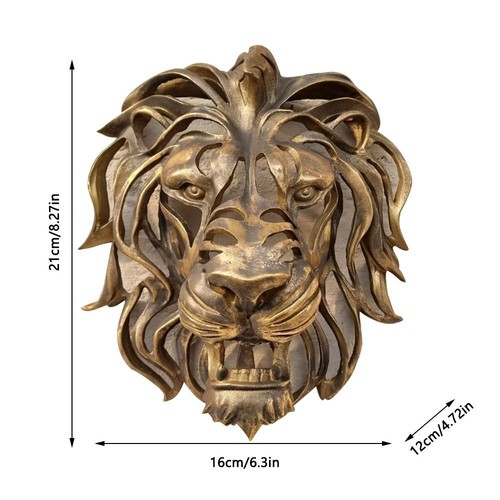 Ornament lion head sculpture - lion,