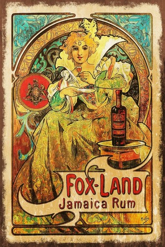 Fox land jamaica rum advert - rum,