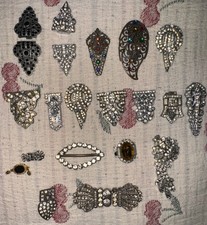 Vintage Lot Of 14 Dress Clips