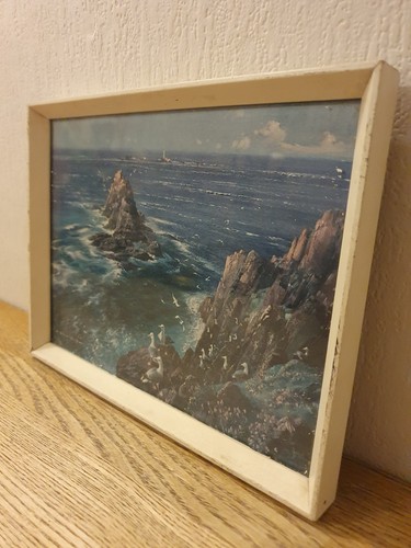 Vintage framed picture armed - framed, picture-armed