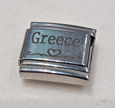Greece Italian Charm Link 9mm