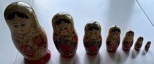 A Vintage Set Of 7 Russian
