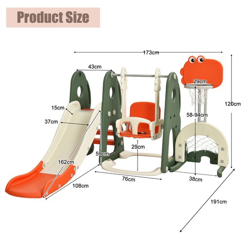 Toddler slide swing - slide,