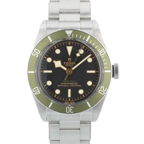 Tudor black bay 41mm harrods - black,