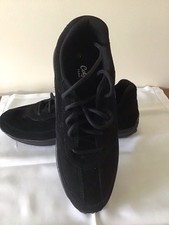 MENS BLACK COTTEN TRADERS TRAINERS SIZE 8 - NEW BUT UNBOXED/NO LABELS