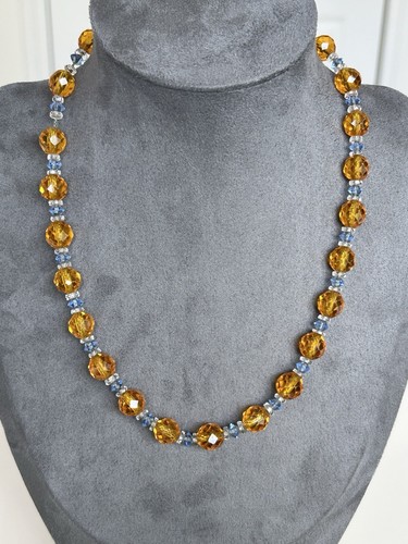Vintage czech art deco - czech, amber
