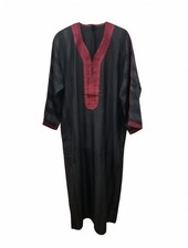 Men's Black & Maroon Moroccan