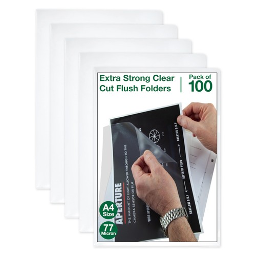 Summit plastic wallets - a4,