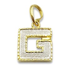 22ct gold pendant initial - 22ct, g