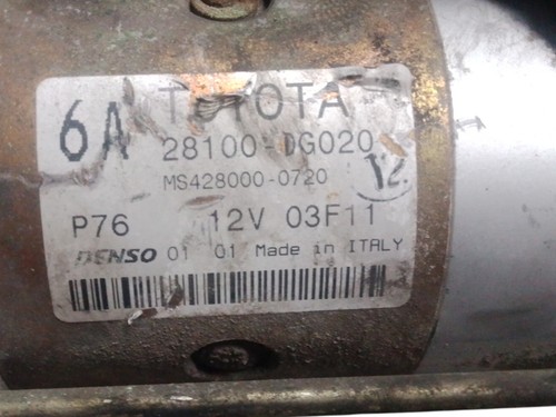 281000g020 starter motor - starter,