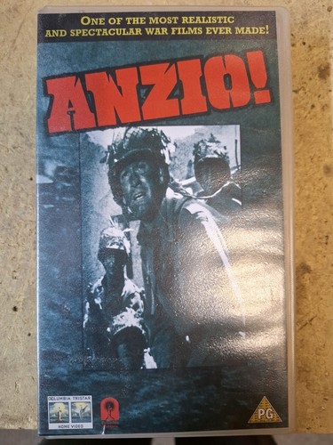 Anzio vhs video - anzio,, cassette