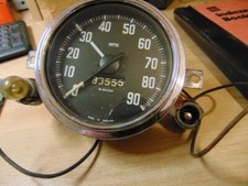 Smiths Speedometer head 0-90 MPH 4.5inch Dia. Classic Rally Mini, rally/kit car