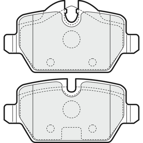 Brake pads set for - brake,