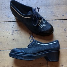 Robert Clergerie lace up embroidered shoes