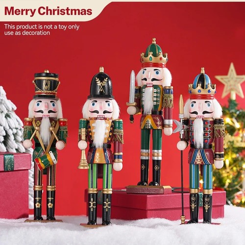 30cm wooden nutcracker soldier - 30cm,
