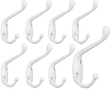 Sheryl&Rain White Coat Hooks