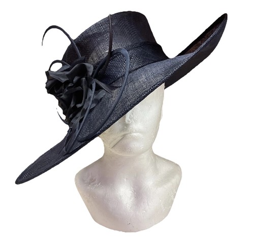 Maddox navy wide brim formal - maddox,