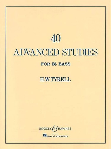 Advanced studies for bass - advanced,