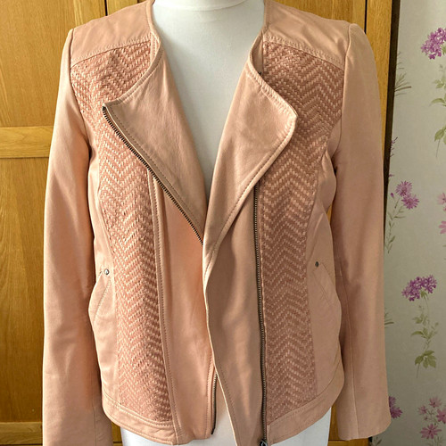 Naf pink leather biker - pink,