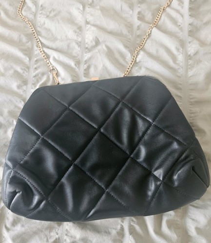 Womens large black quilted - womens,