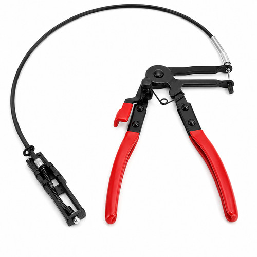 Long reach flexible hose - reach, clip