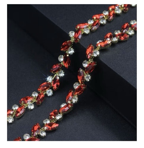 Yards rhinestone trim chain - trim,