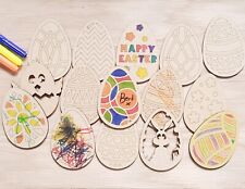 Wooden Easter Egg Crafts, DIY
