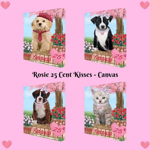 Rosie cent kisses dog - 25,